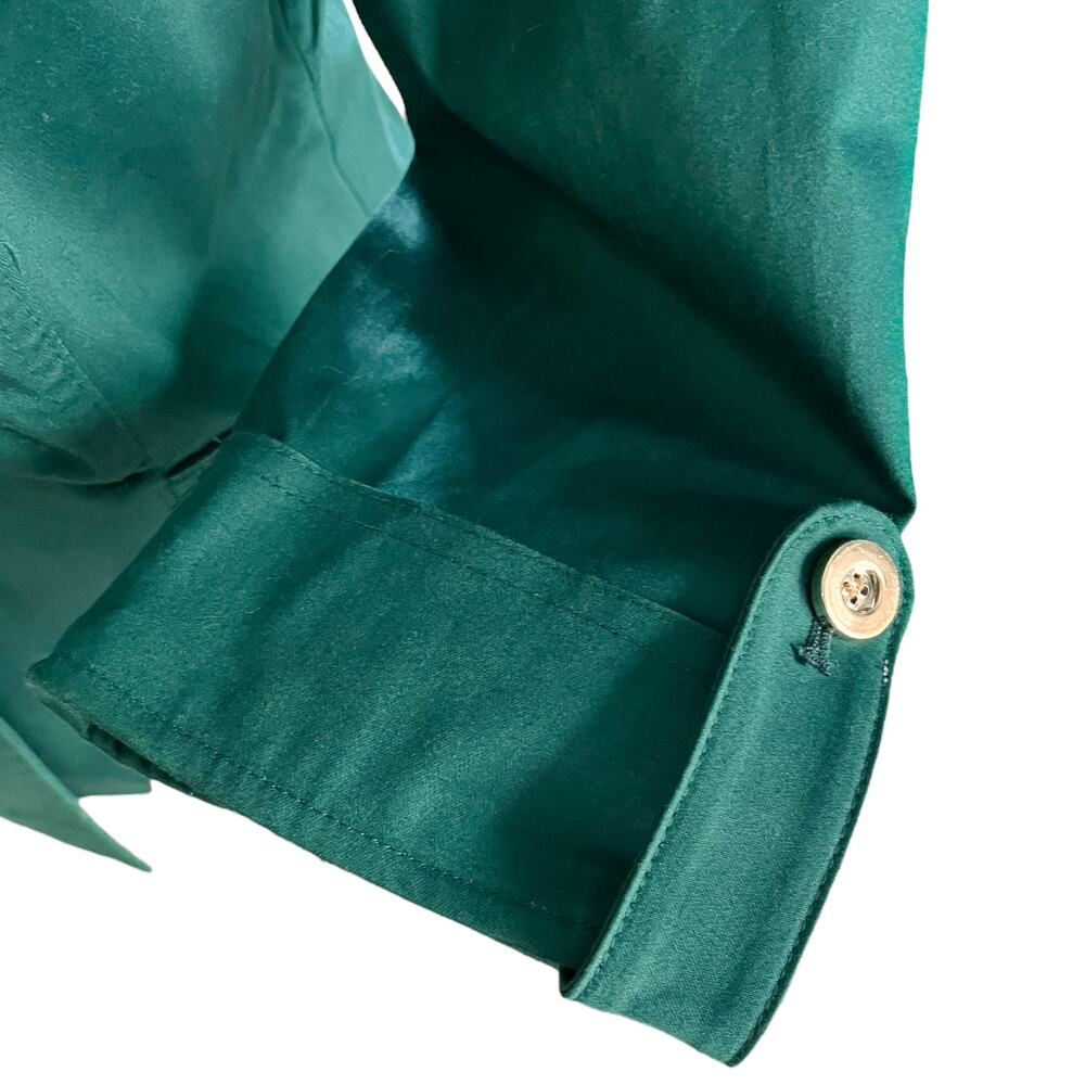 Vintage Size XS/S Womens Blazer Peplum Jacket Charter Club Holidays Green - Picture 9 of 12